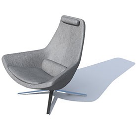 Poltrona Giratoria TOP 4 3D Object | FREE Artlantis Objects Download